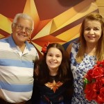 Vovó Doraci e Vovô José com a neta Isabella Rebouças